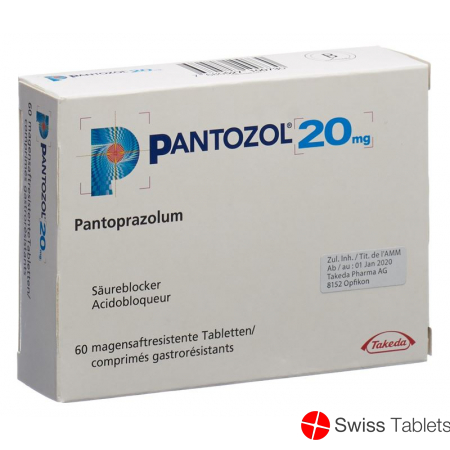 Pantozol Tabletten 20mg 60 Stück buy online