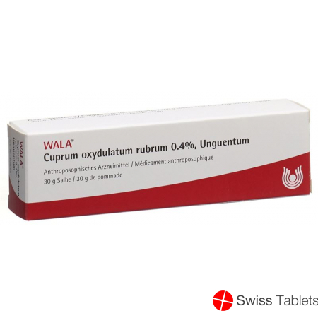 Wala Cuprum Oxydulatum Rubrum Salbe 0.4% Tube 30g buy online
