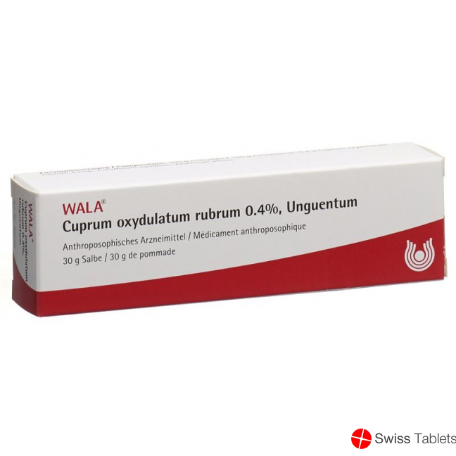 Wala Cuprum Oxydulatum Rubrum Salbe 0.4% Tube 30g buy online