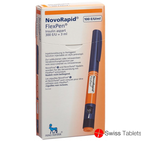 Insulin Novorapid Flexpen Fertigpen 5x 3ml buy online
