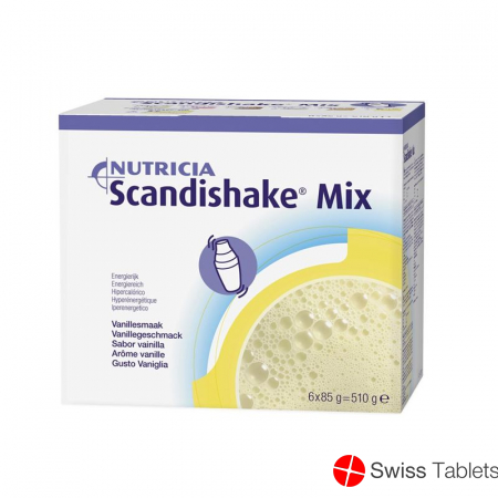 Scandishake Mix Pulver Vanille 6x85 G buy online