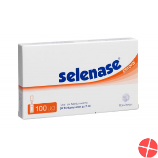 Selenase Peroral Lösung 100mcg 20 Trinkampullen 2ml