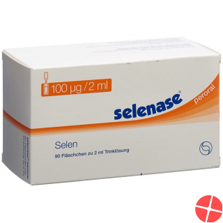 Selenase Peroral Lösung 100mcg 90 Trinkampullen 2ml