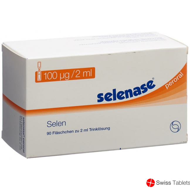 Selenase Peroral Lösung 100mcg 90 Trinkampullen 2ml buy online