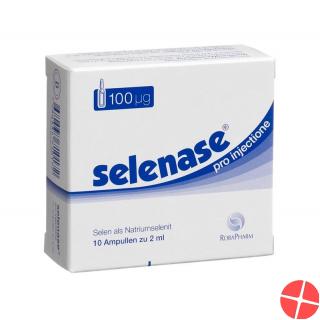 Selenase Pro Inject Injektionslösung 100mcg 10 Ampullen 2ml