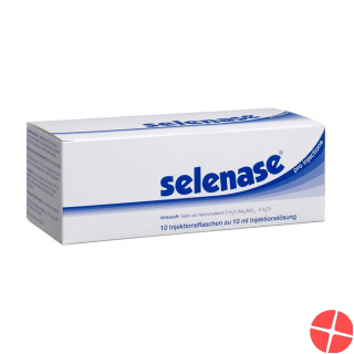 Selenase Pro Inject Injektionslösung 500mcg 10 Vial 10ml