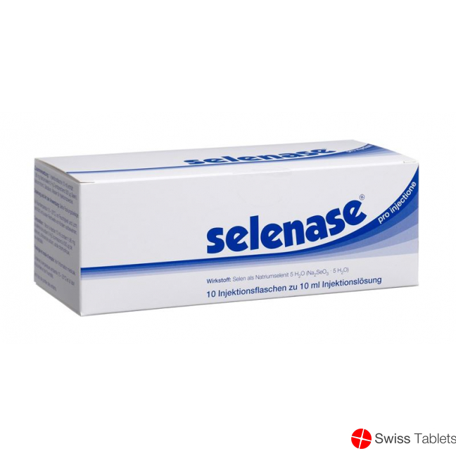 Selenase Pro Inject Injektionslösung 500mcg 10 Vial 10ml buy online