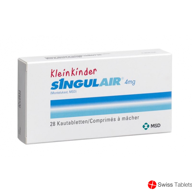Singulair Kautabletten 4mg Kleink 28 Stück buy online