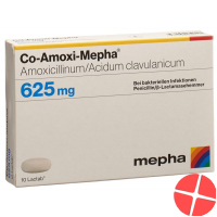 Co Amoxi Mepha Lactabs 625mg 10 Stück