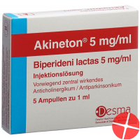 Akineton Injektionslösung 5mg/ml 5 Ampullen 1ml