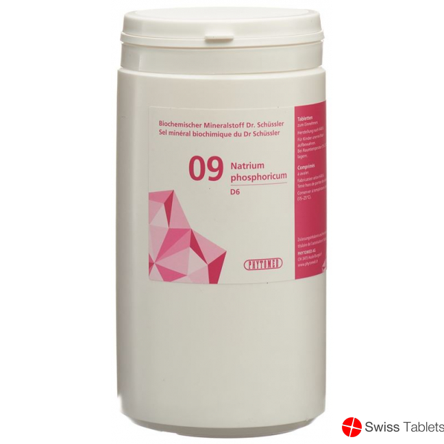 Phytomed Schüssler Nr. 9 Natr Phos Tabletten D 6 1kg buy online