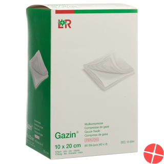 Flawa Gazin 20 x 10 cm 40 2 compresses Flawa Gazin 20 x 10 cm 40 2 compresses