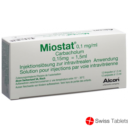 Miostat Injektionslösung 12 Ampullen 1.5ml buy online