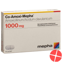 Co Amoxi Mepha Lactabs 1000mg 12 Stück