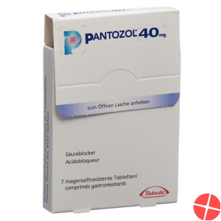 Pantozol Tabletten 40mg Pocketpack 7 Stück