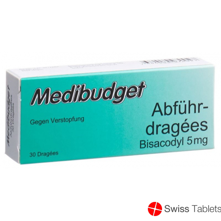 Medibudget Abführdragees Bisacodyl 5mg 30 Stück buy online
