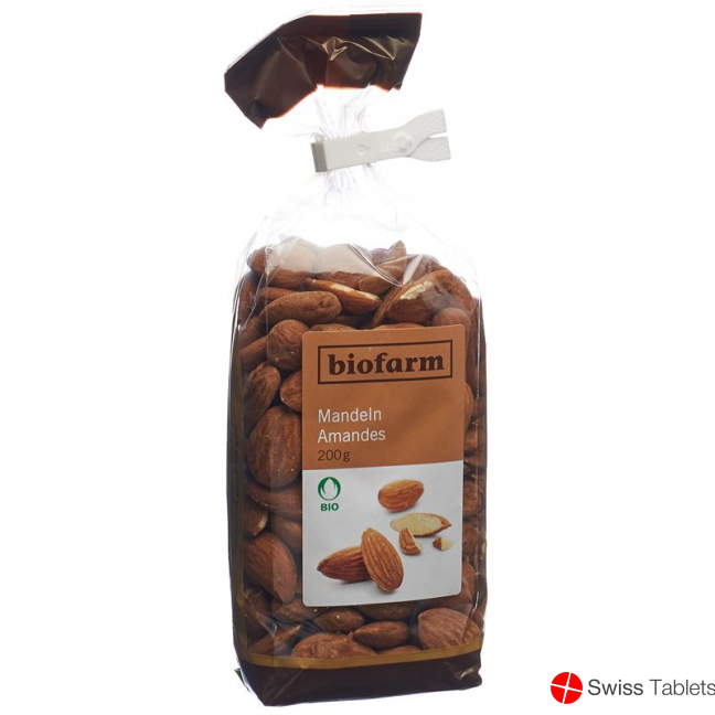 Biofarm Mandeln Knospe Beutel 200g buy online