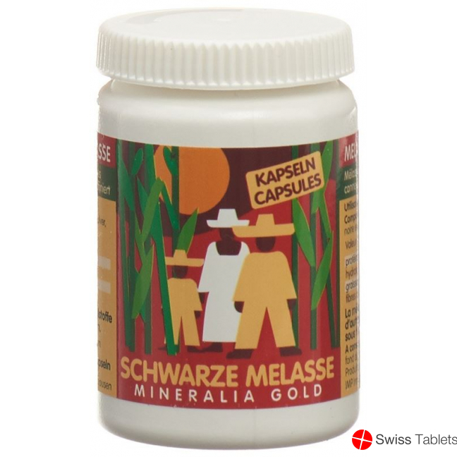 Mineralia Gold Schwarze Melasse Kapseln 90 Stück buy online