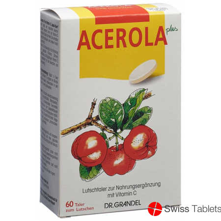 Acerola Plus Vitamin C Lutsch-Taler 60 Stück buy online