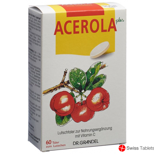 Acerola Plus Vitamin C Lutsch-Taler 60 Stück buy online