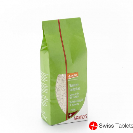 Vanadis Weizen Vollgriess Demeter Beutel 500g buy online
