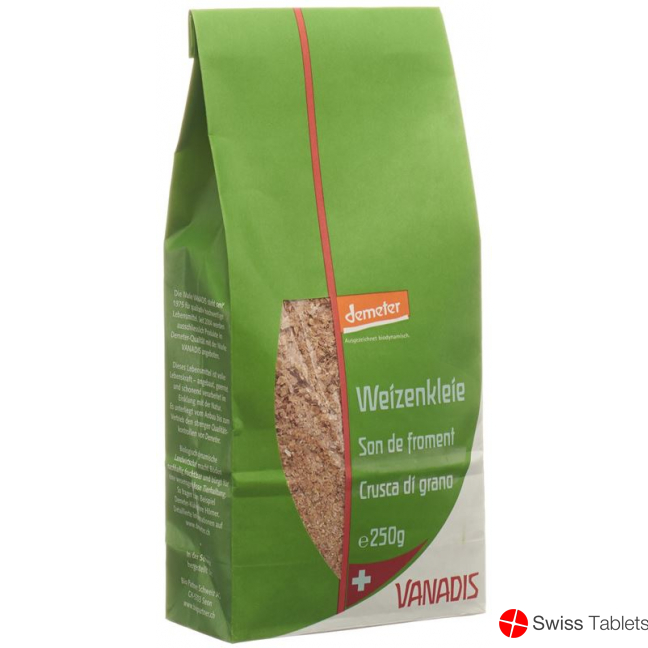 Vanadis Weizenkleie Demeter Beutel 250g buy online