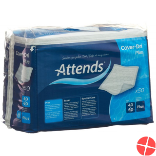 Attends Cover Dri Unterl Plus 40x60cm Beutel 50 Stück