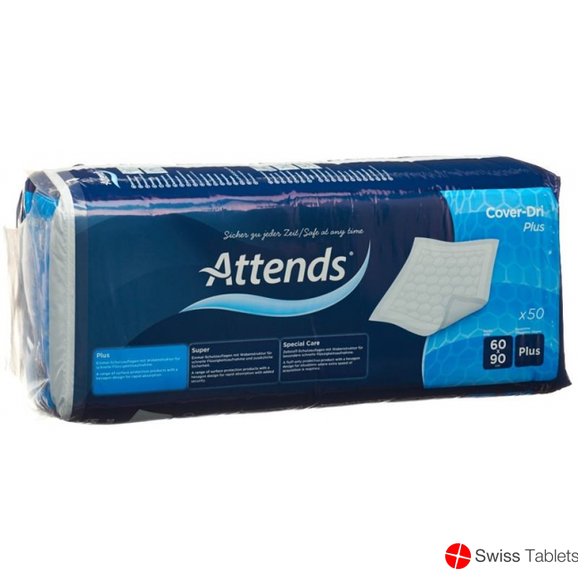 Attends Cover Dri Unterl Plus 60x90cm Beutel 50 Stück buy online