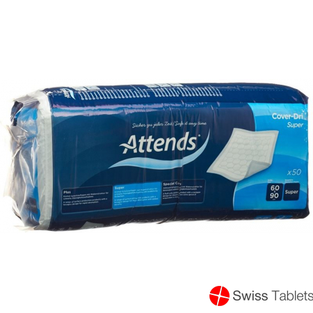Attends Cover Dri Unterl Super 60x90cm Beutel 50 Stück buy online