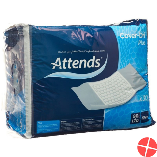 Attends Cover Dri Unterl Plus 80x170cm Beutel 30 Stück