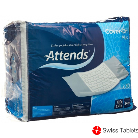 Attends Cover Dri Unterl Plus 80x170cm Beutel 30 Stück buy online