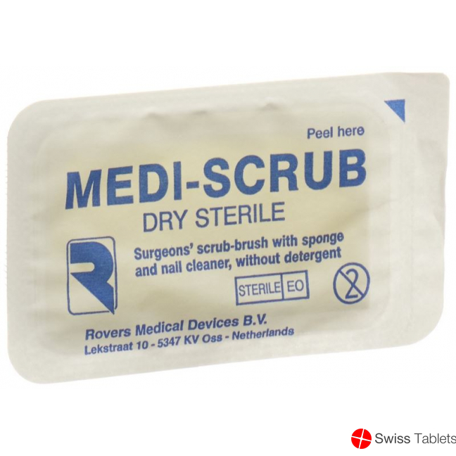 Medi Scrub 1x hand washing brush dry sterile buy online