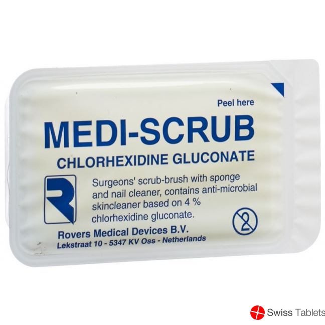 Medi Scrub 1x hand washing brush chlorhexide gluconate buy online