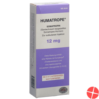 Humatrope Trockensubstanz 12mg C Solv Ampullen