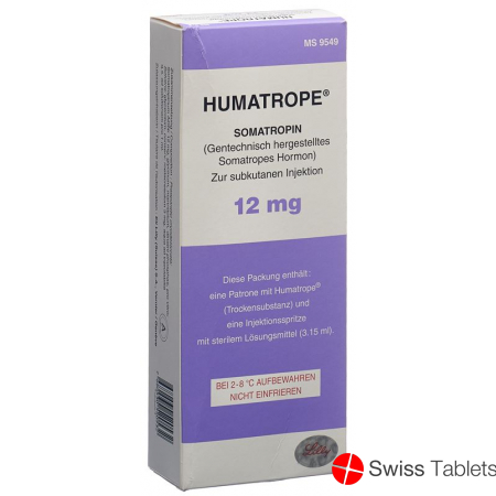 Humatrope Trockensubstanz 12mg C Solv Ampullen buy online