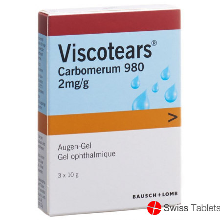 Viscotears Augengel 3x 10g buy online