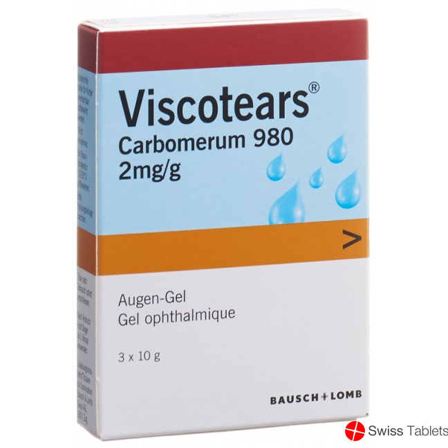 Viscotears Augengel 3x 10g buy online