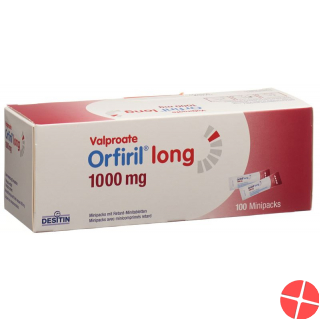 Orfiril Long Minipacks 1000mg 100 Stück