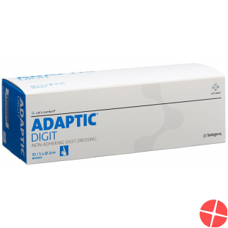 Let’s Comfort Adaptic Digit Finger- und Zehenverband Small 10 Stück Let’s Comfort Adaptic Digit Finger- und Zehenverband Small 10 Stück