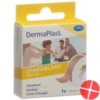 Dermaplast Sparablanc textile 1.25cmx5m skin color