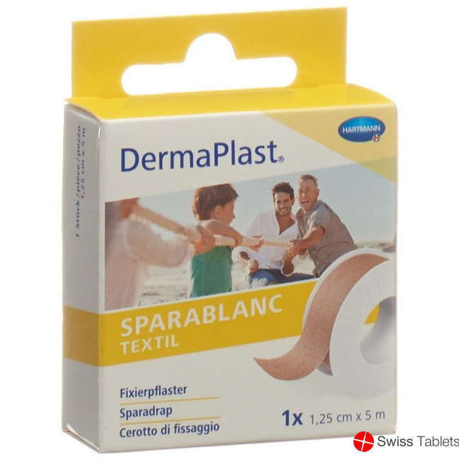 Dermaplast Sparablanc textile 1.25cmx5m skin color buy online