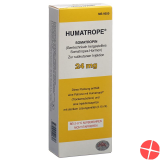 Humatrope Trockensubstanz 24mg C Solv Ampullen