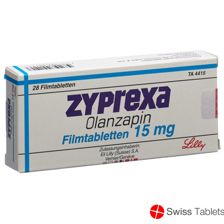 Zyprexa Filmtabletten 15mg 28 Stück buy online