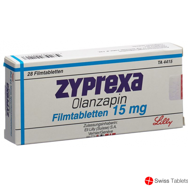 Zyprexa Filmtabletten 15mg 28 Stück buy online