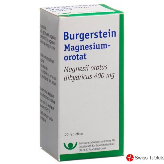 Burgerstein Magnesiumorotat tablets Ds 120 pieces buy online