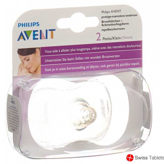 Avent Philips Brusthuetchen Schmetterling Klein 2 Stück buy online
