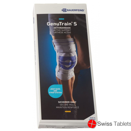 Bauerfeind GenuTrain S Aktivbandage Knie Grösse Links 3 Titan buy online
