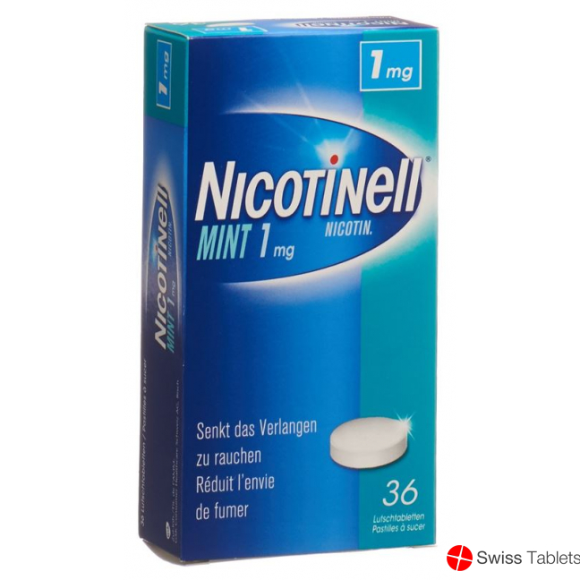 Nicotinell 1mg 36 Lutschtabletten buy online