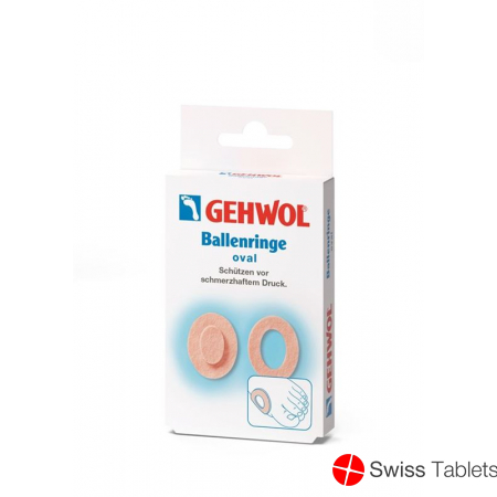 Gehwol Ballenringe Oval 6 Stück buy online