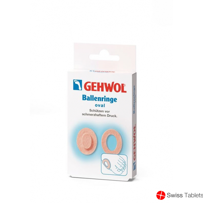 Gehwol Ballenringe Oval 6 Stück buy online